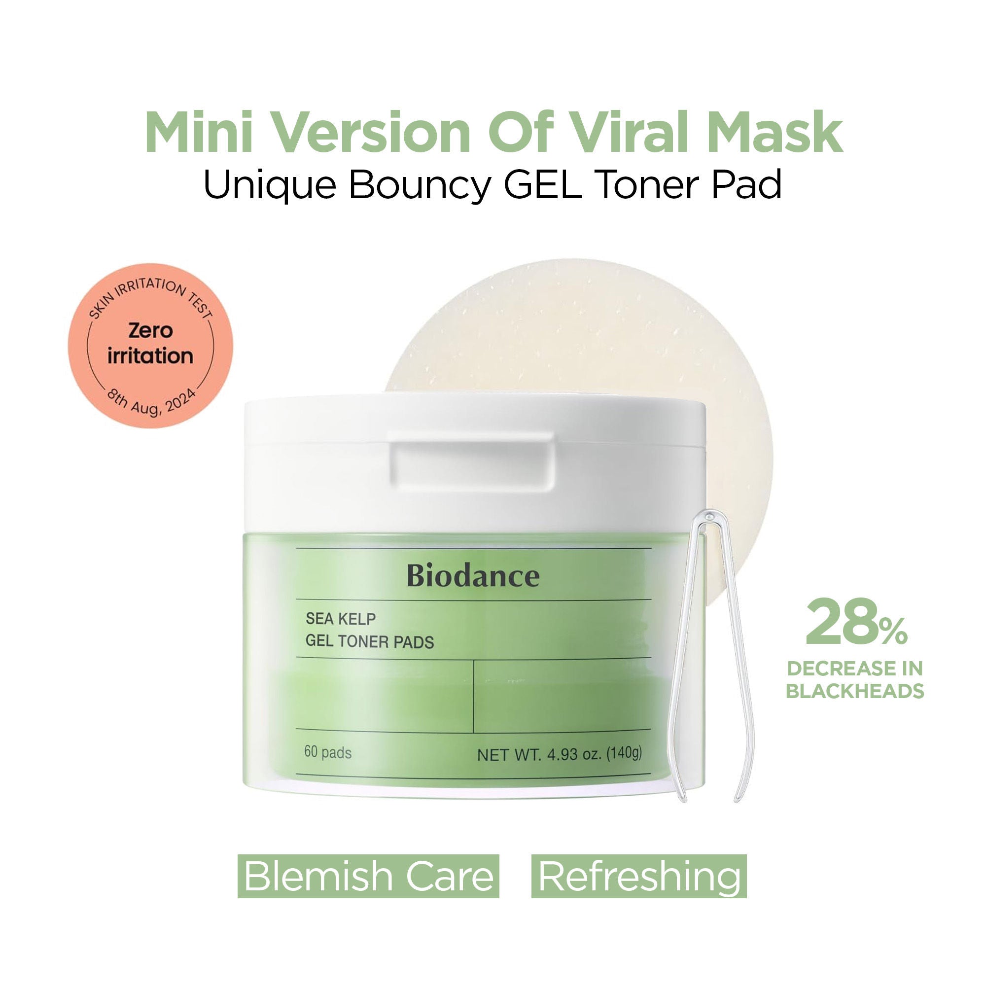 Biodance Sea Kelp Gel Toner Pads (60pcs)