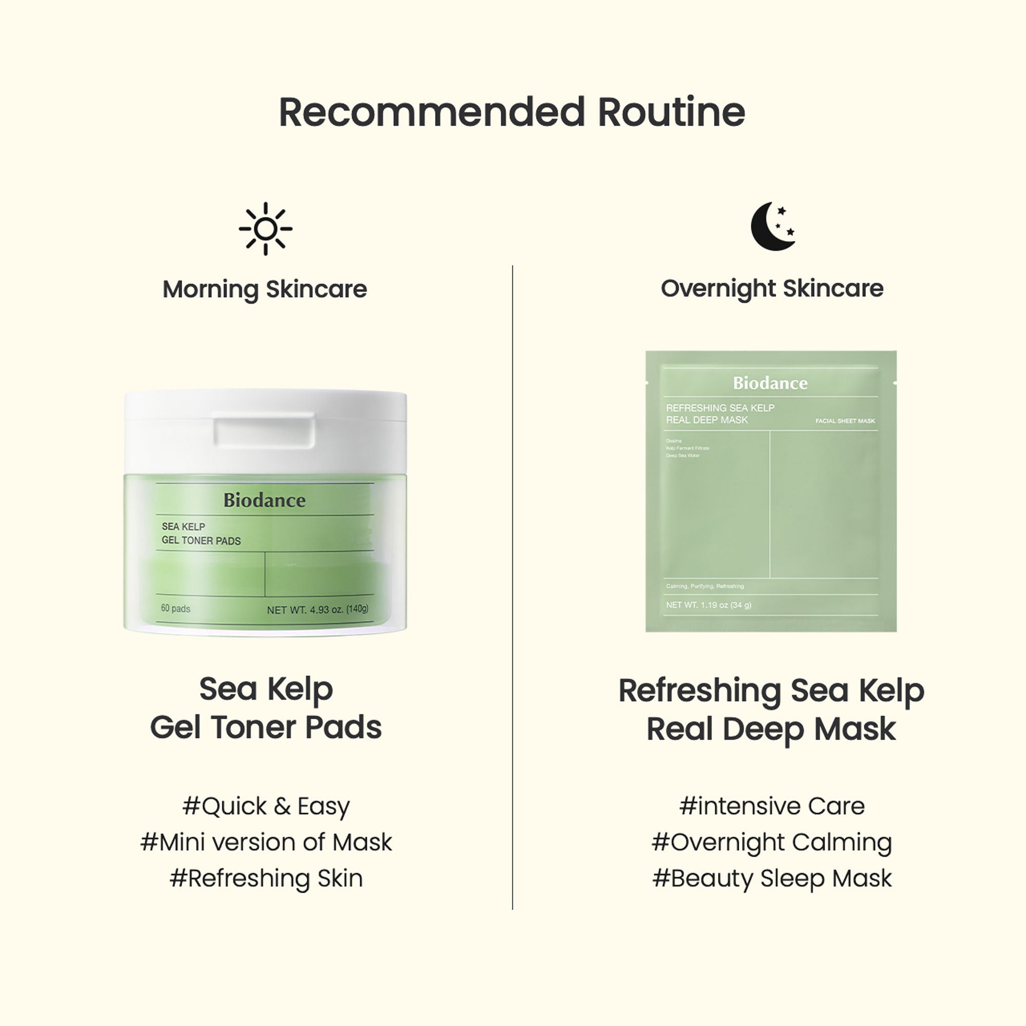 Biodance Sea Kelp Gel Toner Pads (60pcs)
