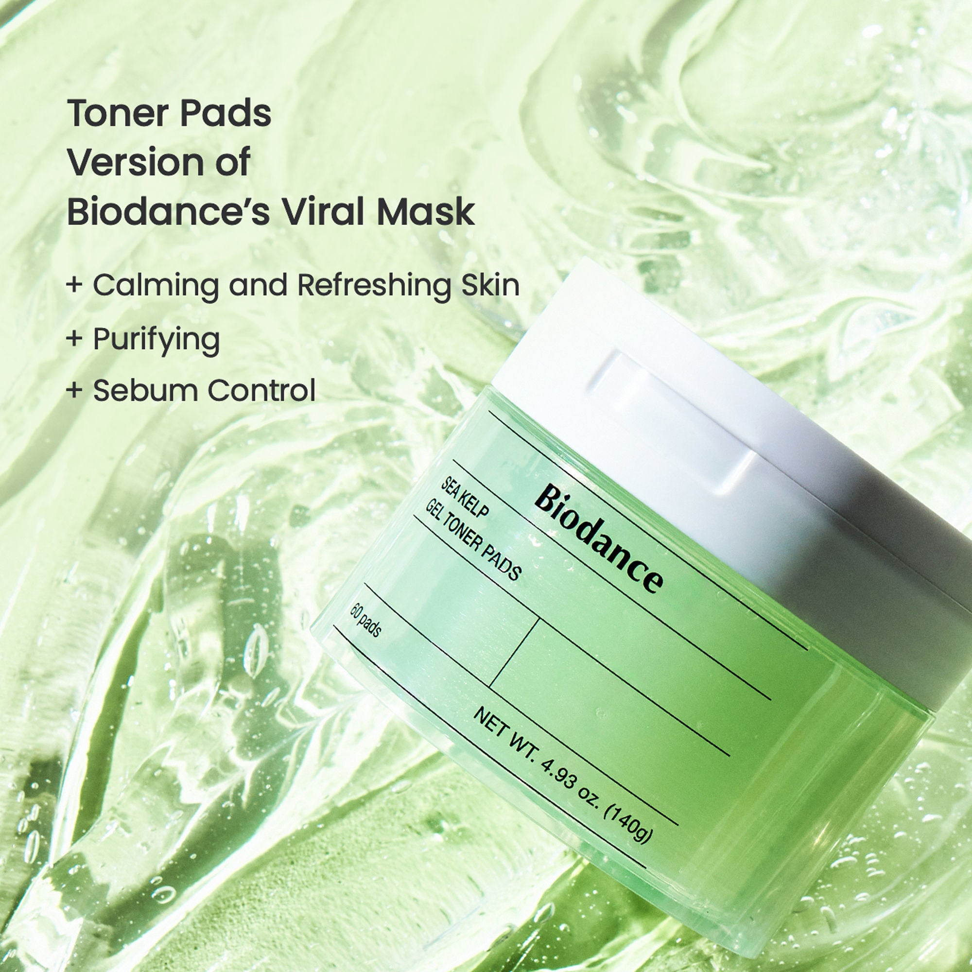 Biodance Sea Kelp Gel Toner Pads (60pcs)