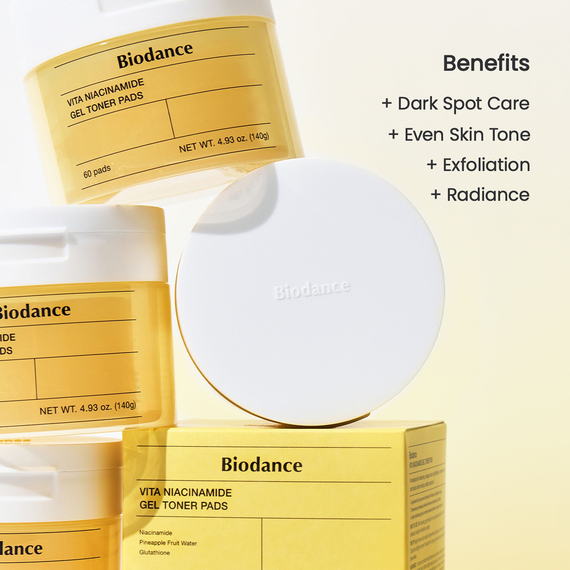 Biodance Vita Niacinamide Gel Toner Pads (60pcs)