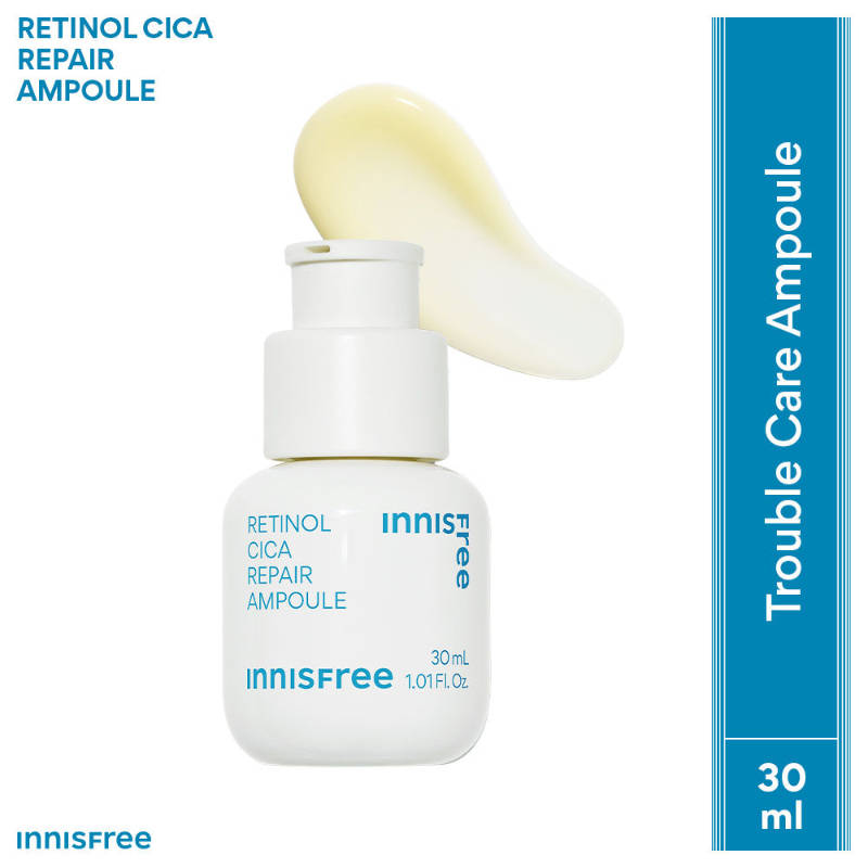 Innisfree 0.15% Retinol Cica Ampoule Daily Care For Pores, Dead Skin, Anti-Aging - Beginner-Friendly
