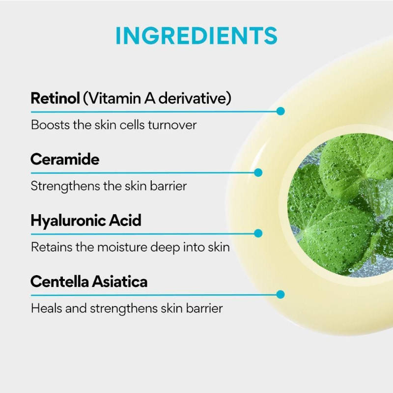 Innisfree 0.15% Retinol Cica Ampoule Daily Care For Pores, Dead Skin, Anti-Aging - Beginner-Friendly