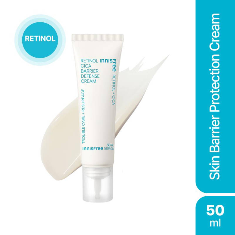 Innisfree Retinol Cica Barrier Cream - Strengthens & Soothes Skin