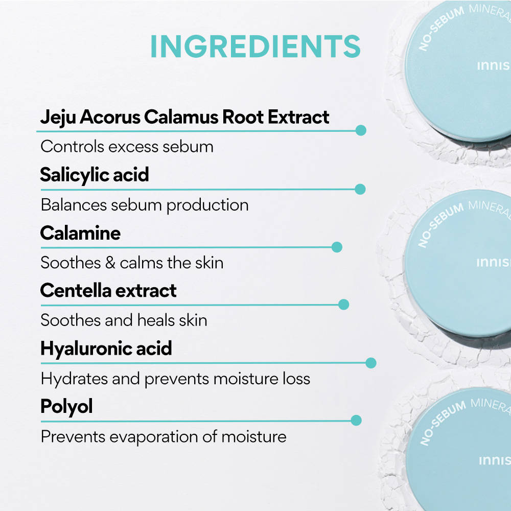 Innisfree No Sebum Mineral Pact For Oil Control & Skin Tone Correction