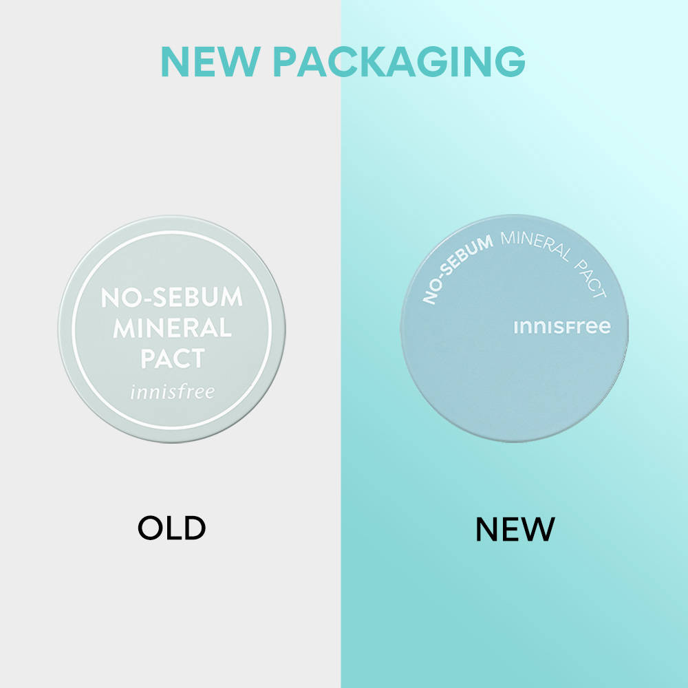 Innisfree No Sebum Mineral Pact For Oil Control & Skin Tone Correction