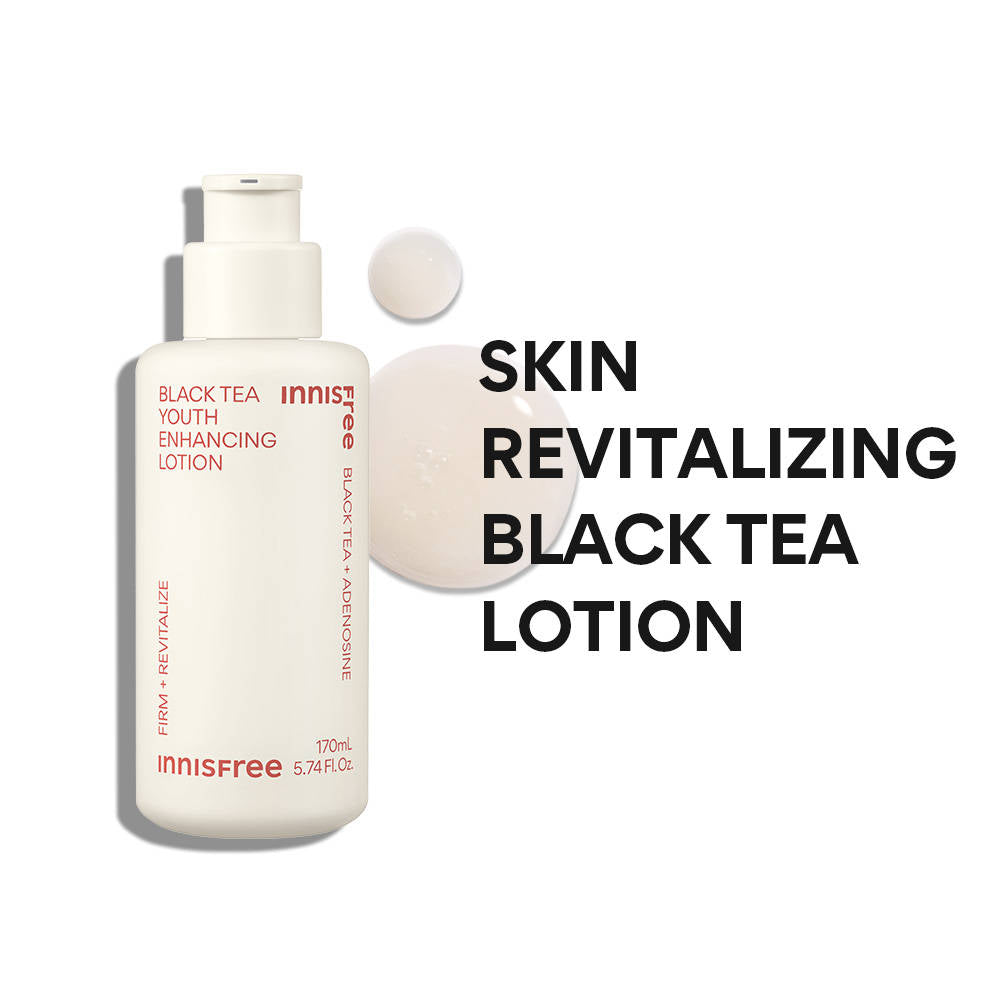 Innisfree Black Tea Youth Enhancing Lotion - Firms & Revitalizes Skin