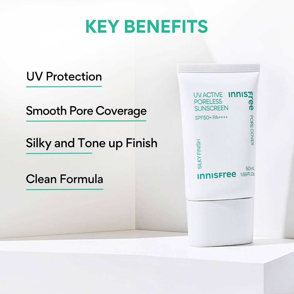 Innisfree UV Active Poreless Sunscreen SPF 50+