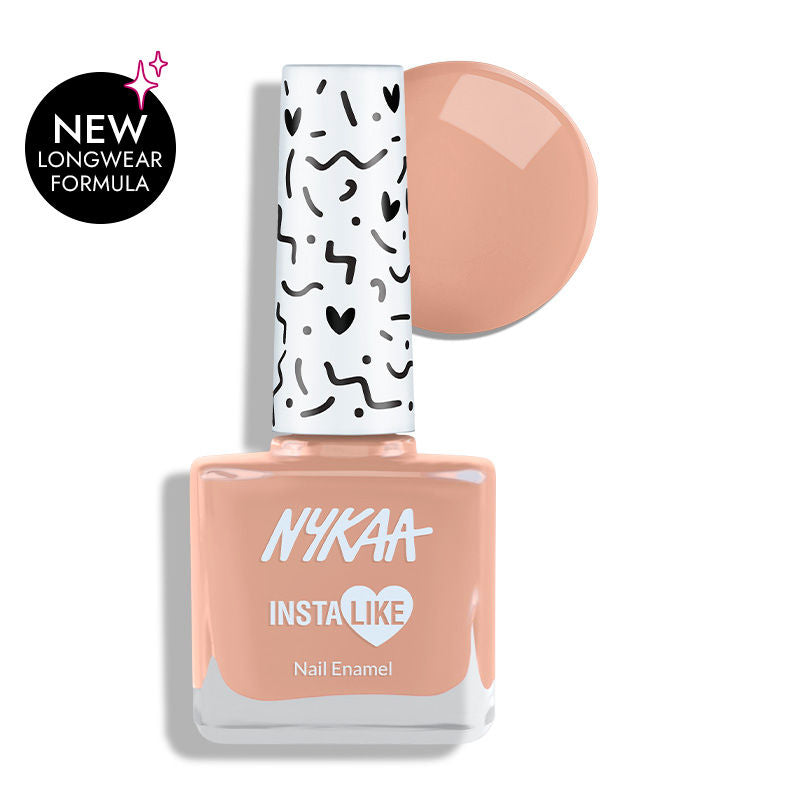 Nykaa InstaLike Long Lasting Nail Enamel - Trending Tan 349