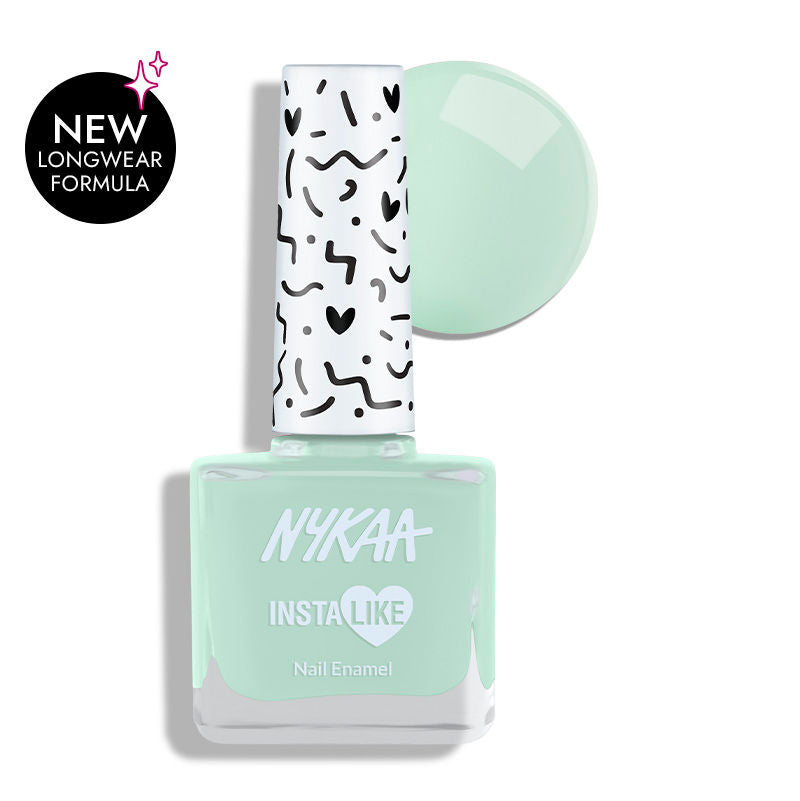 Nykaa InstaLike Long Lasting Nail Enamel - Mint Mania 356
