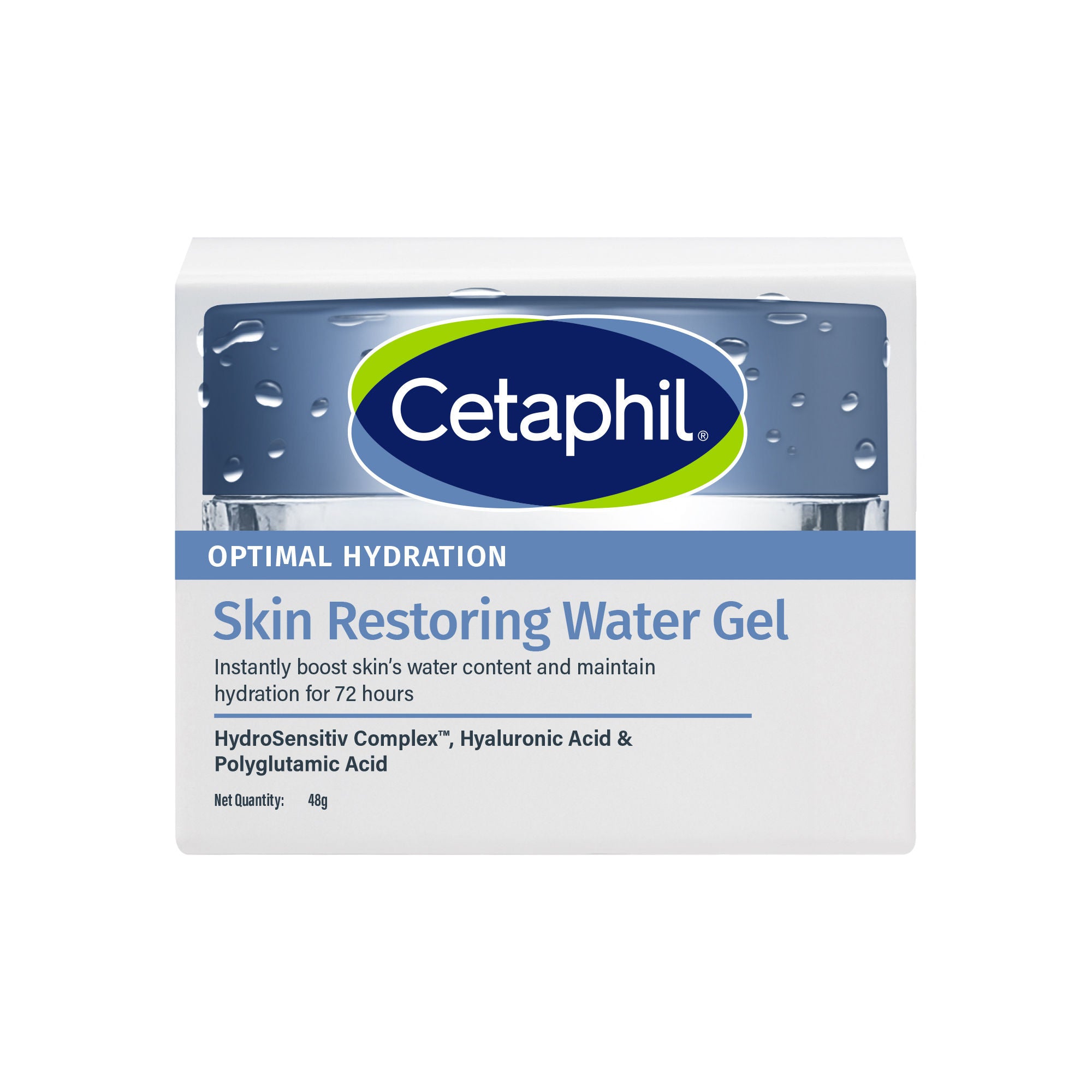 Cetaphil Optimal Hydration Restoring Water Gel (48g)
