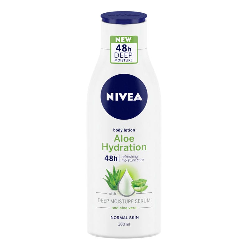 NIVEA Body Lotion, Aloe Hydration, with Aloe Vera, for Smooth, Hydrated Skin