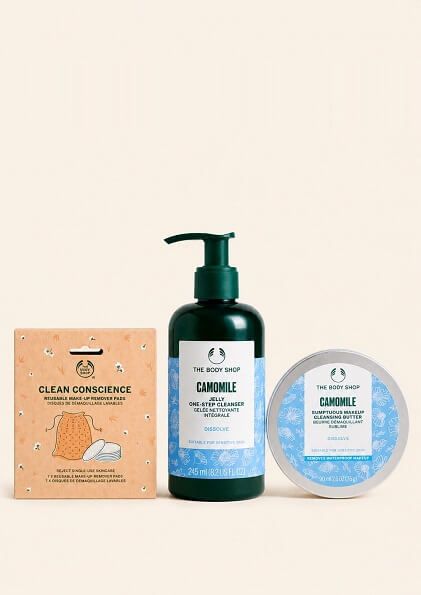 The Body Shop Camomile Makeup Melt Trio