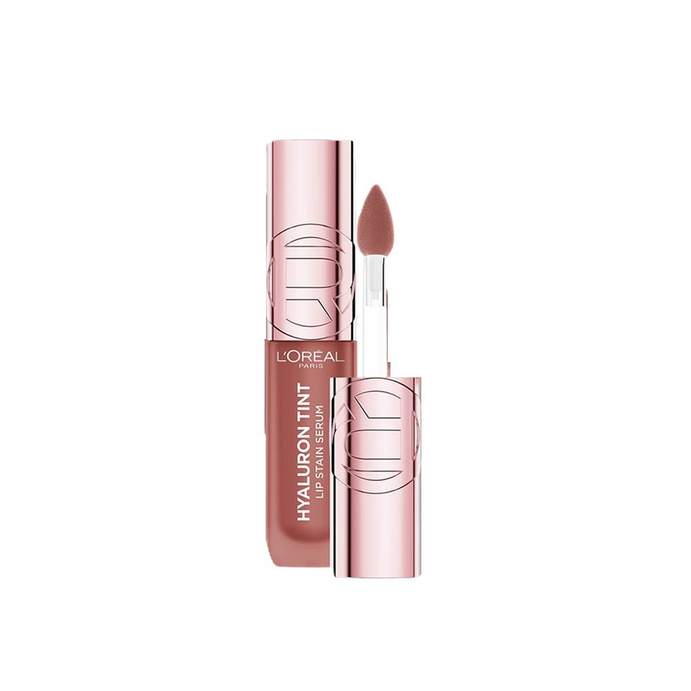 L'Oreal Paris Hyaluron Tint Lip Stain Serum Weightless Color - 485 Nude Espresso (5ml)