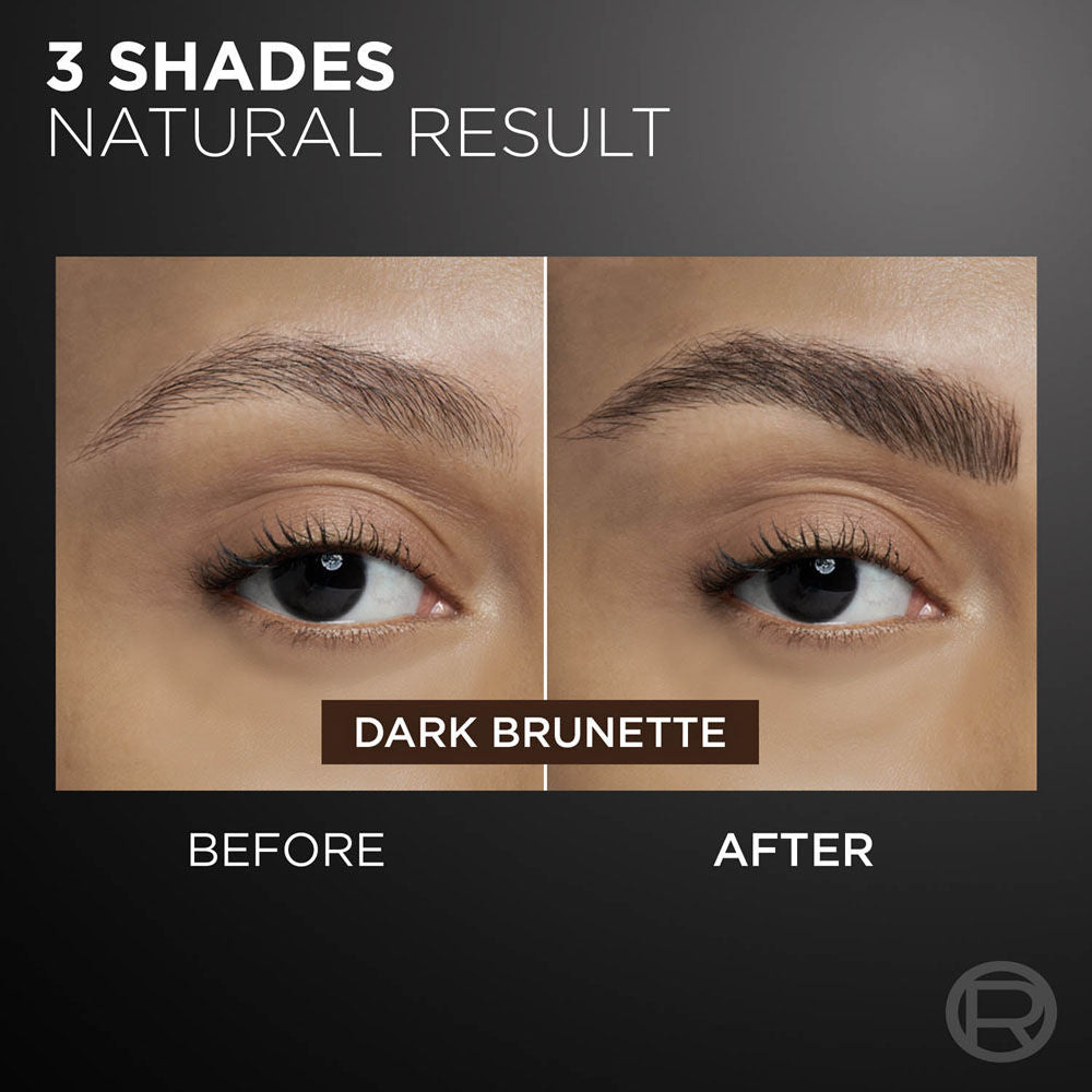 L'Oreal Paris Infaillible Faux Brow Eyebrow Pen For Natural & Full Brows - Dark Brunette (1ml)