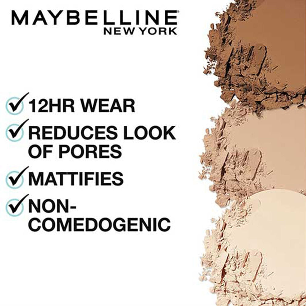 Maybelline New York Fit Me Matte + Poreless Pressed Powder, Lightweight - Sun Beige 310 (8.5gms)