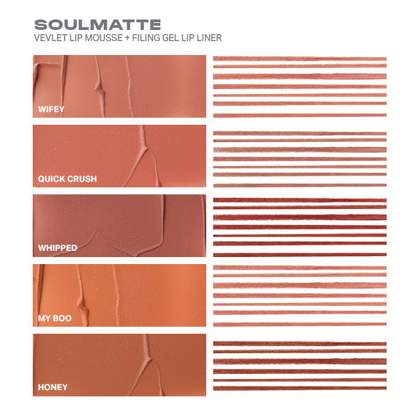 MORPHE Soulmatte Velvet Lip Mousse - Whipped (3.8ml)