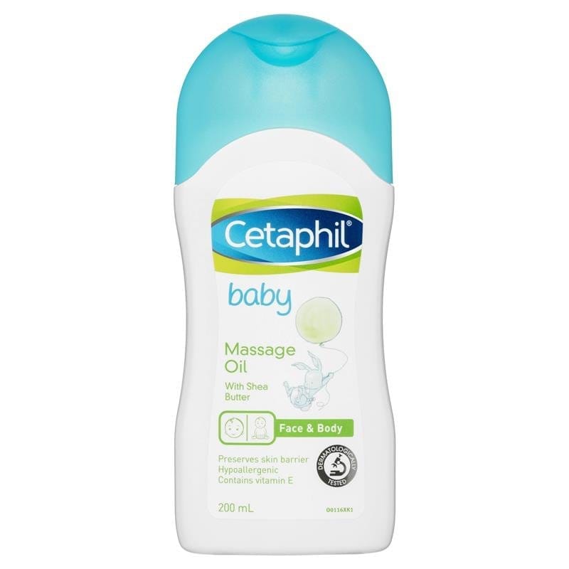 Cetaphil - Baby Massage Oil (200mL) - BEAUTY BRATS