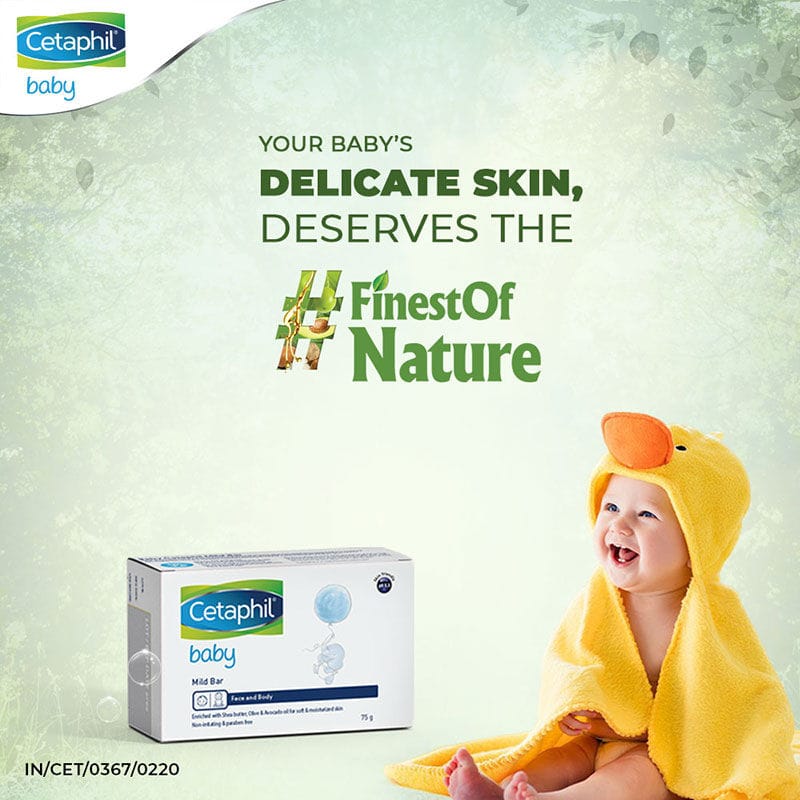 Cetaphil - Baby Mild Bar (100gm) - BEAUTY BRATS