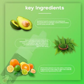 Zobha - Avocado and Alovera Foaming Face Wash (150ml)