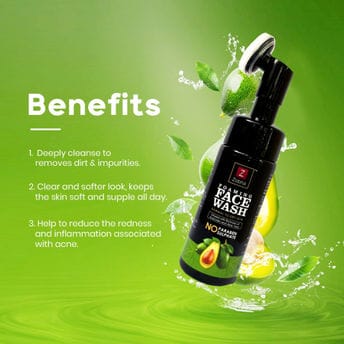 Zobha - Avocado and Alovera Foaming Face Wash (150ml)