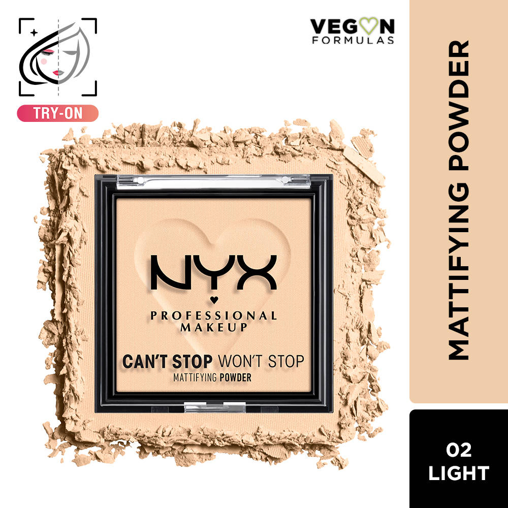 NYX Professional Makeup Can't Stop Won't Stop Mattifying Powder - Light (6 g)