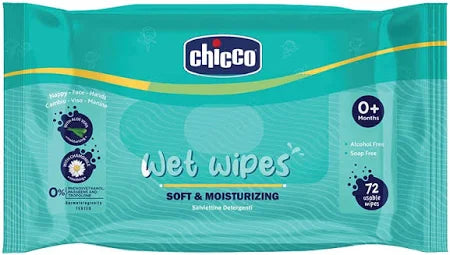 Chicco - Soft & Moisturizing Wet Wipes ( 72 Count)