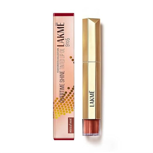 Lakme - 9 To 5 Overtime Shine Tinted Lip Oil