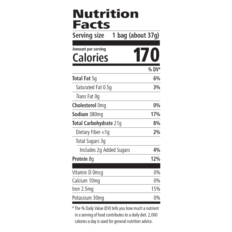 Herbalife Protein Chips: Mild Barbecue (California Only) (10 Count) 37g