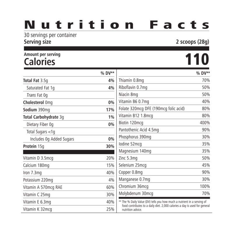 Herbalife Protein Drink Mix: Vanilla 840 g
