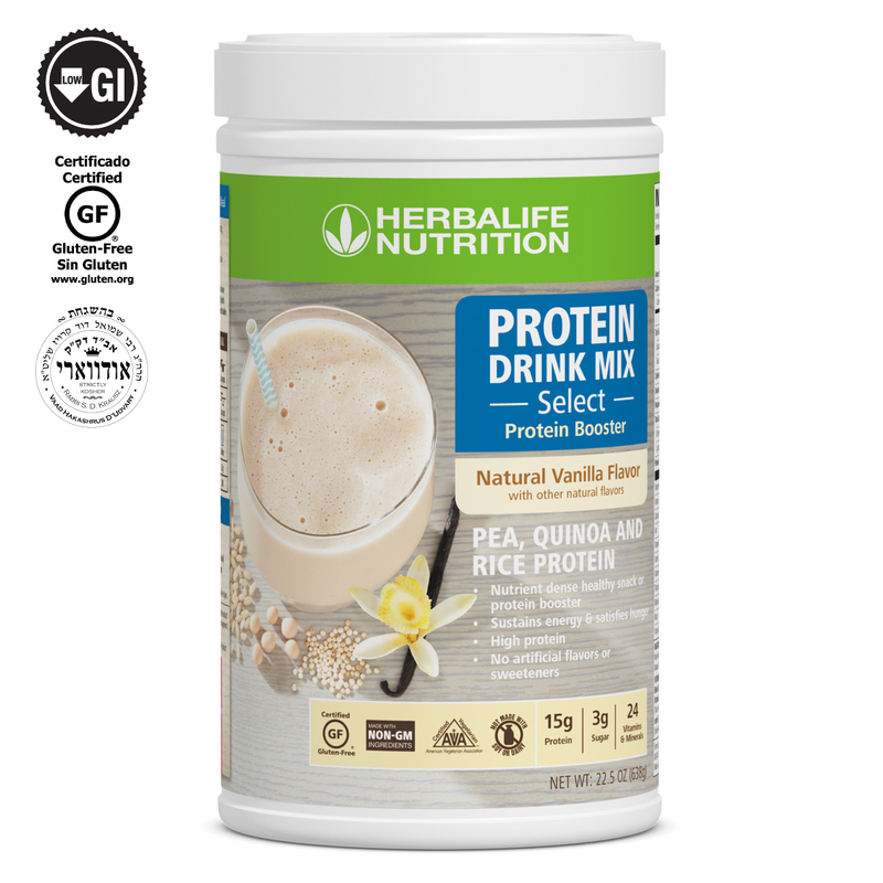 Herbalife Protein Drink Mix Select: Natural Vanilla flavor 22.5 oz