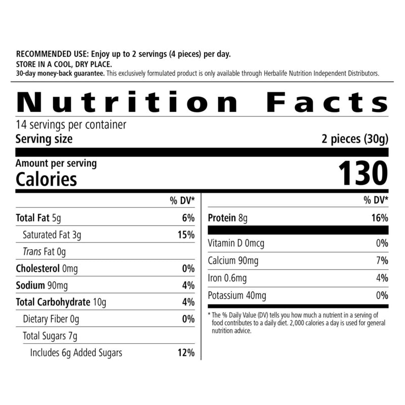 Herbalife Protein Bites: Crunchy Salted Caramel