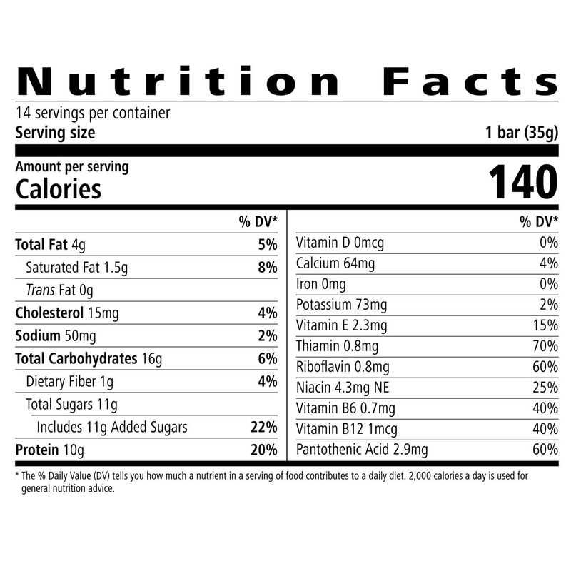 Herbalife Protein Bar Deluxe: Vanilla Almond 14 Bars per Box