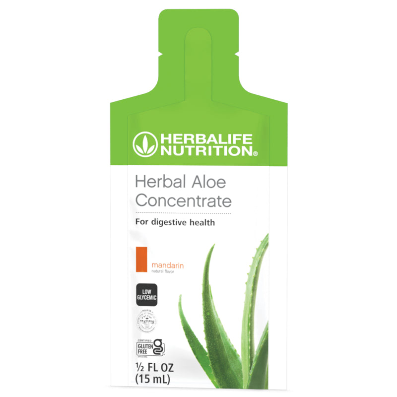 Herbalife Herbal Aloe Concentrate Single-Serve Packets: Mandarin 30 Packets