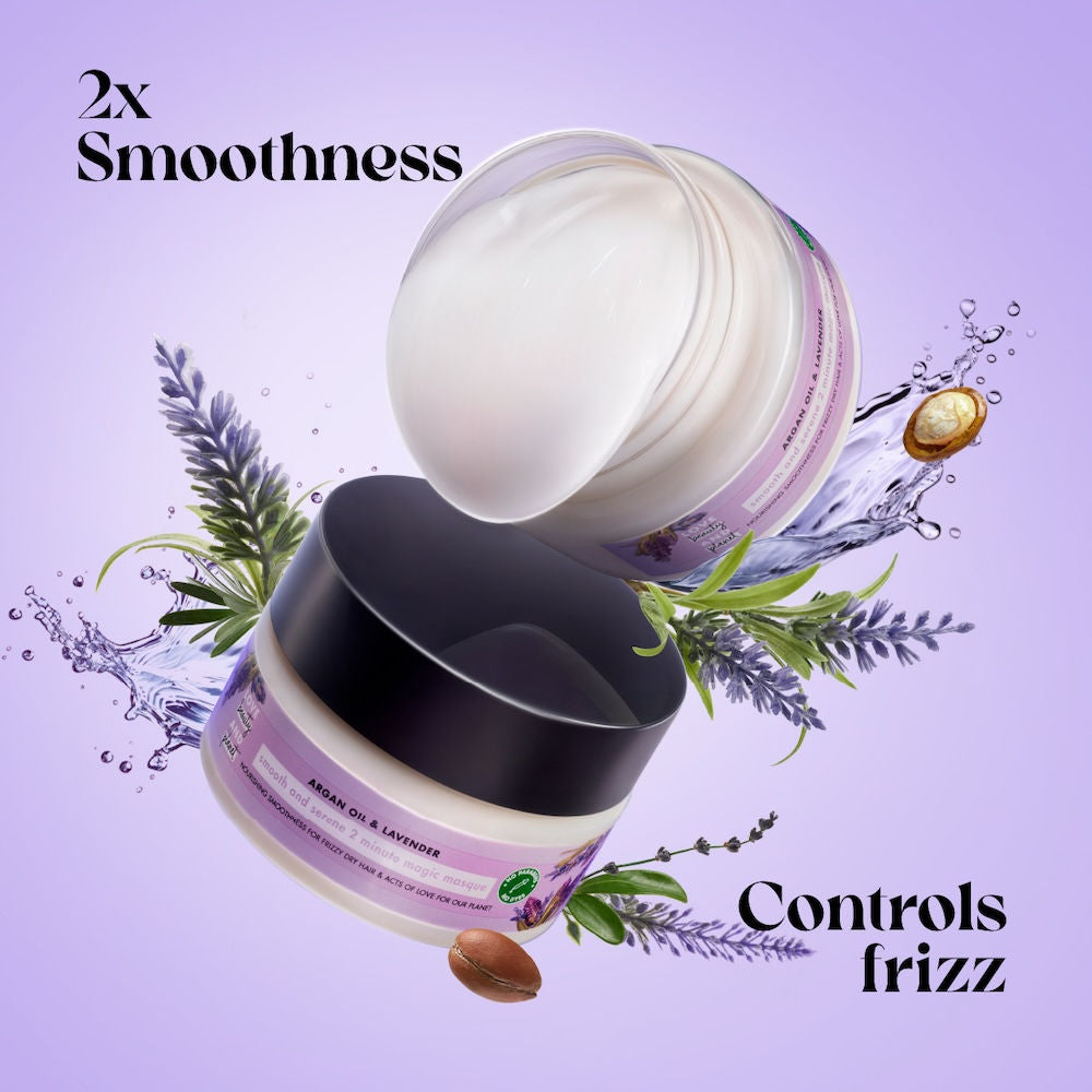 Love Beauty & Planet Argan Oil & Lavender Magic Hair Mask For Frizz Control (200ml)
