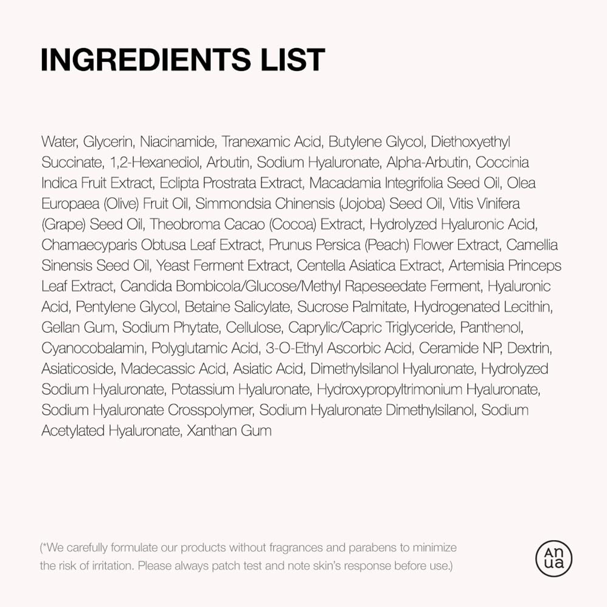 Anua Niacinamide 10 Txa 4 Serum, Brightening Korean Serum For Dark Spots & Hyperpigmentation (30ml)