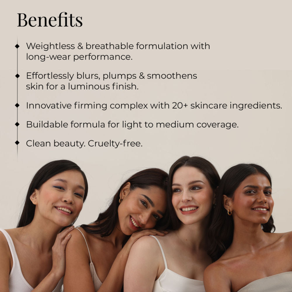 Forest Essentials Som Rasa Silk Tint Chandan - Natural Foundation for Even Skintone Medium Coverage (40ml)