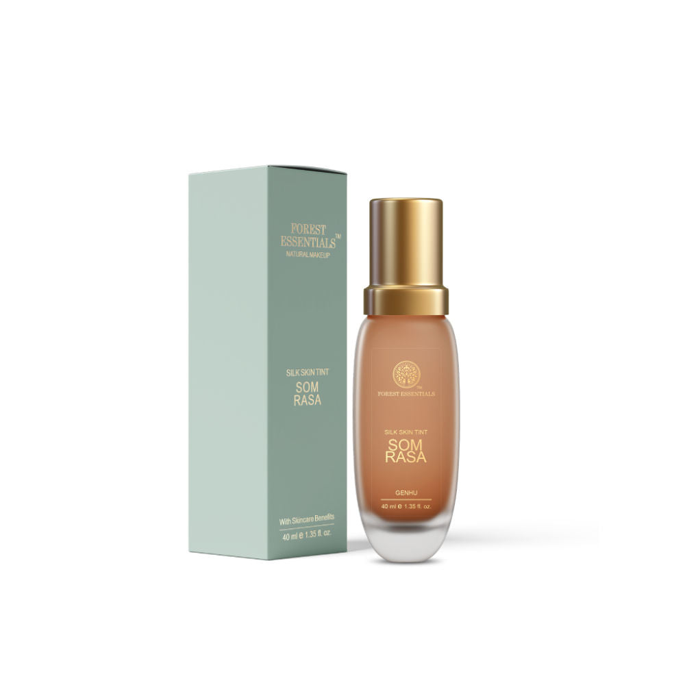 Forest Essentials Som Rasa Silk Tint Genhu - Natural Foundation for Even Skintone Medium Coverage (40ml)