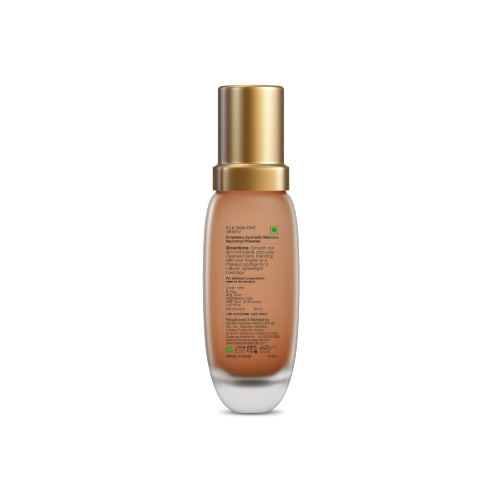 Forest Essentials Som Rasa Silk Tint Genhu - Natural Foundation for Even Skintone Medium Coverage (40ml)