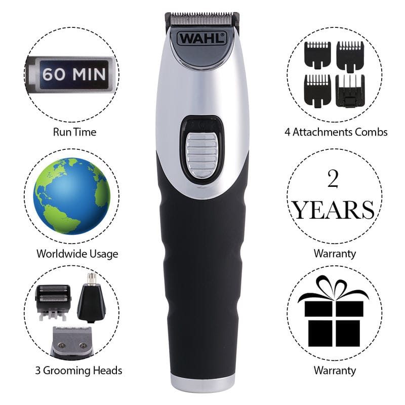 Wahl Cordless Easy Grooming Kit - Black (09893-024)