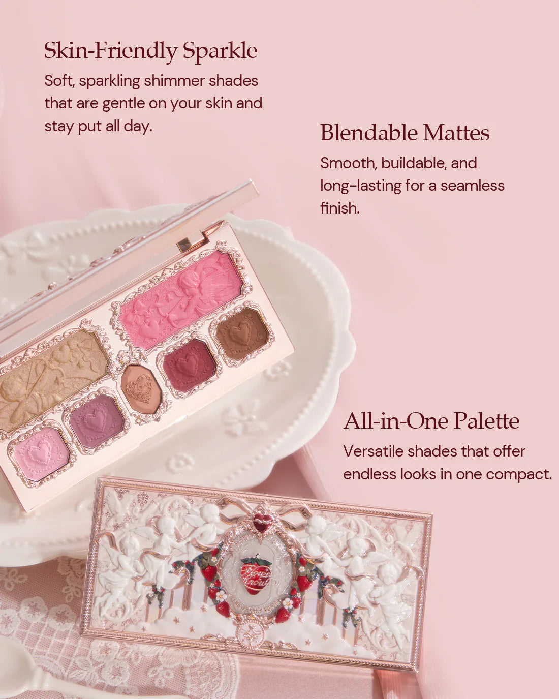 Flower Knows - Strawberry Cupid Collection Make - Up Palette