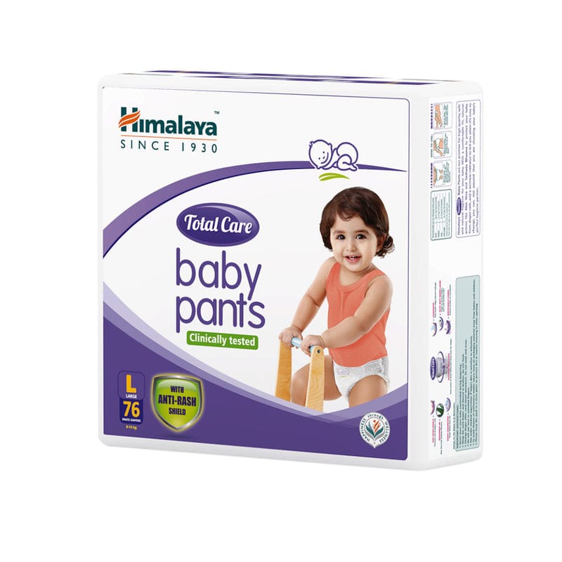Himalaya Total Care Baby Pants Diapers, Large (76 Count) (L)