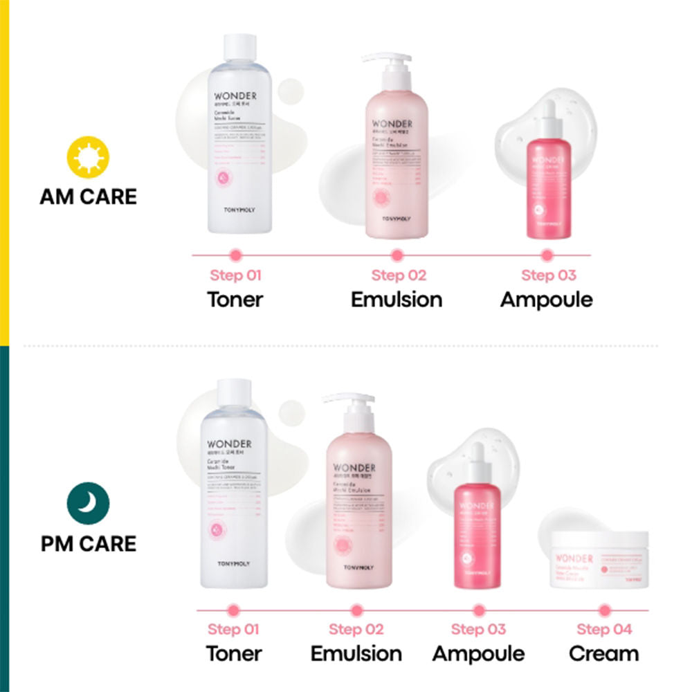 TONYMOLY Korean Wonder Ceramide Mochi Toner-Hydrates, Softens, Nourishes Dry & Combination Skin (500ml)
