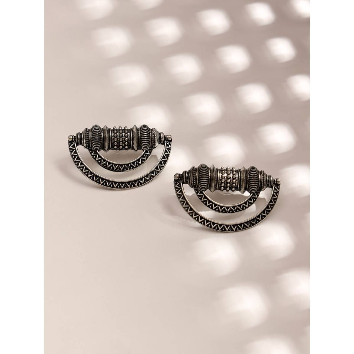 Aatmana Set of 2 German Silver Plated Earrings
