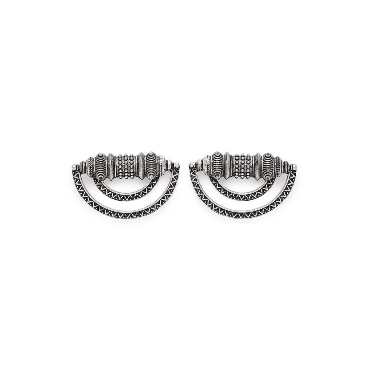 Aatmana Set of 2 German Silver Plated Earrings