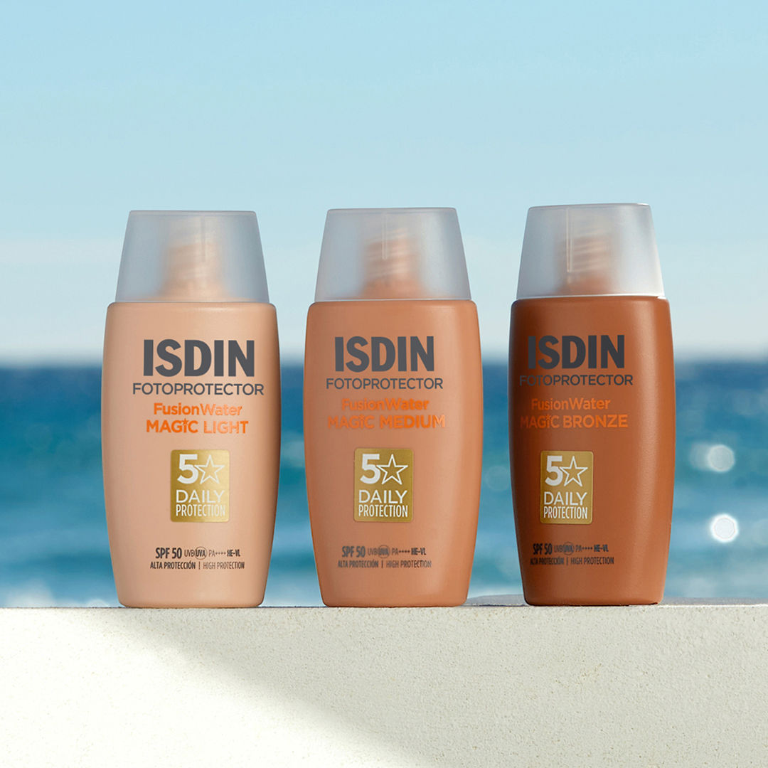 ISDIN Fotoprotector Fusion Water Magic Color SPF 50 PA++++ - Light (50ml)