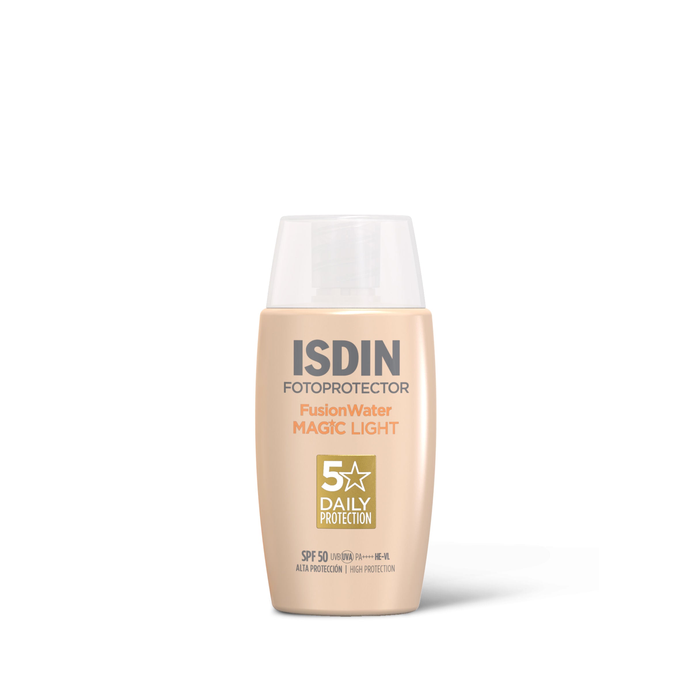 ISDIN Fotoprotector Fusion Water Magic Color SPF 50 PA++++ - Light (50ml)