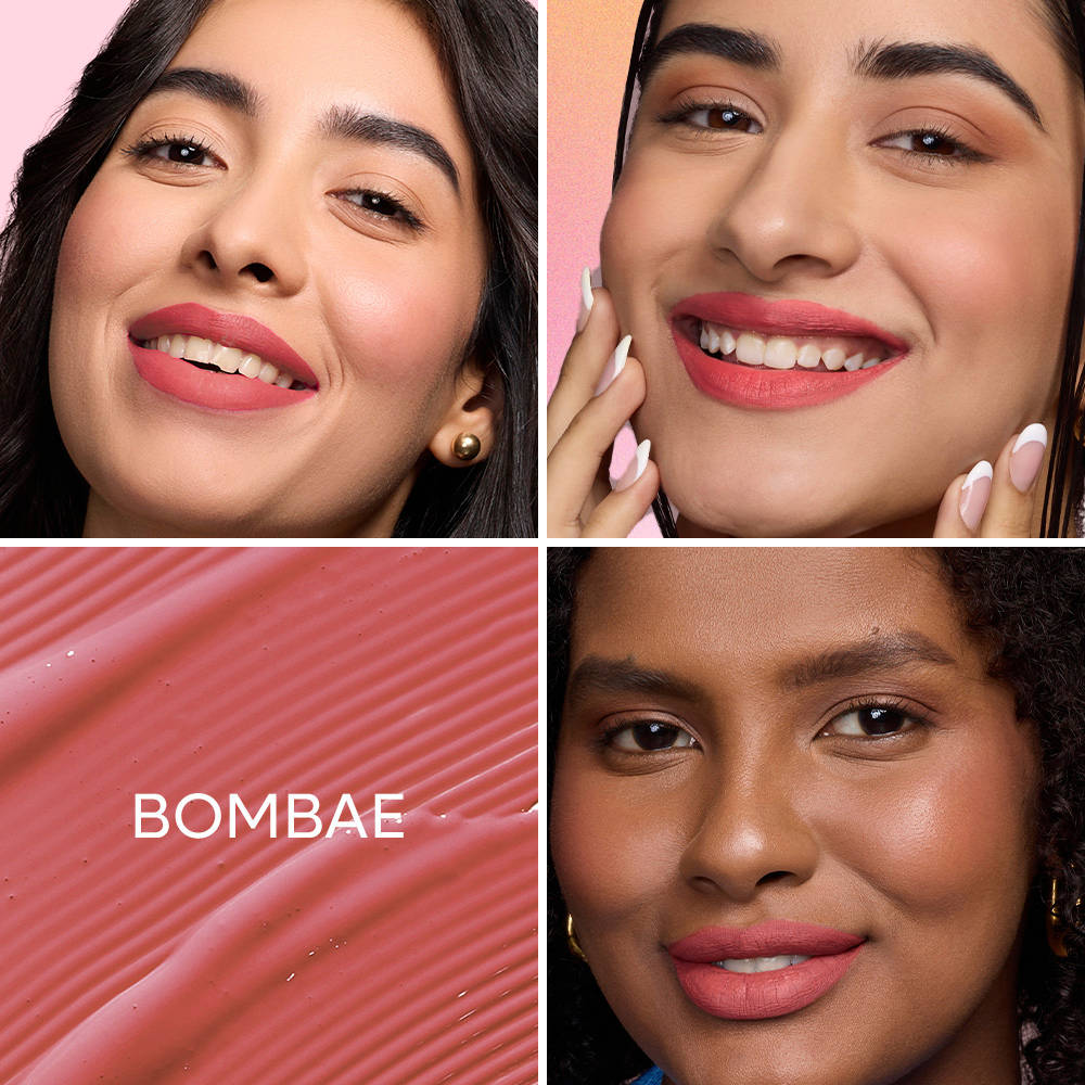 Nykaa Cosmetics Best of Lips Combo : Matte to Last Liquid Lipstick & Lip Glaze Gloss