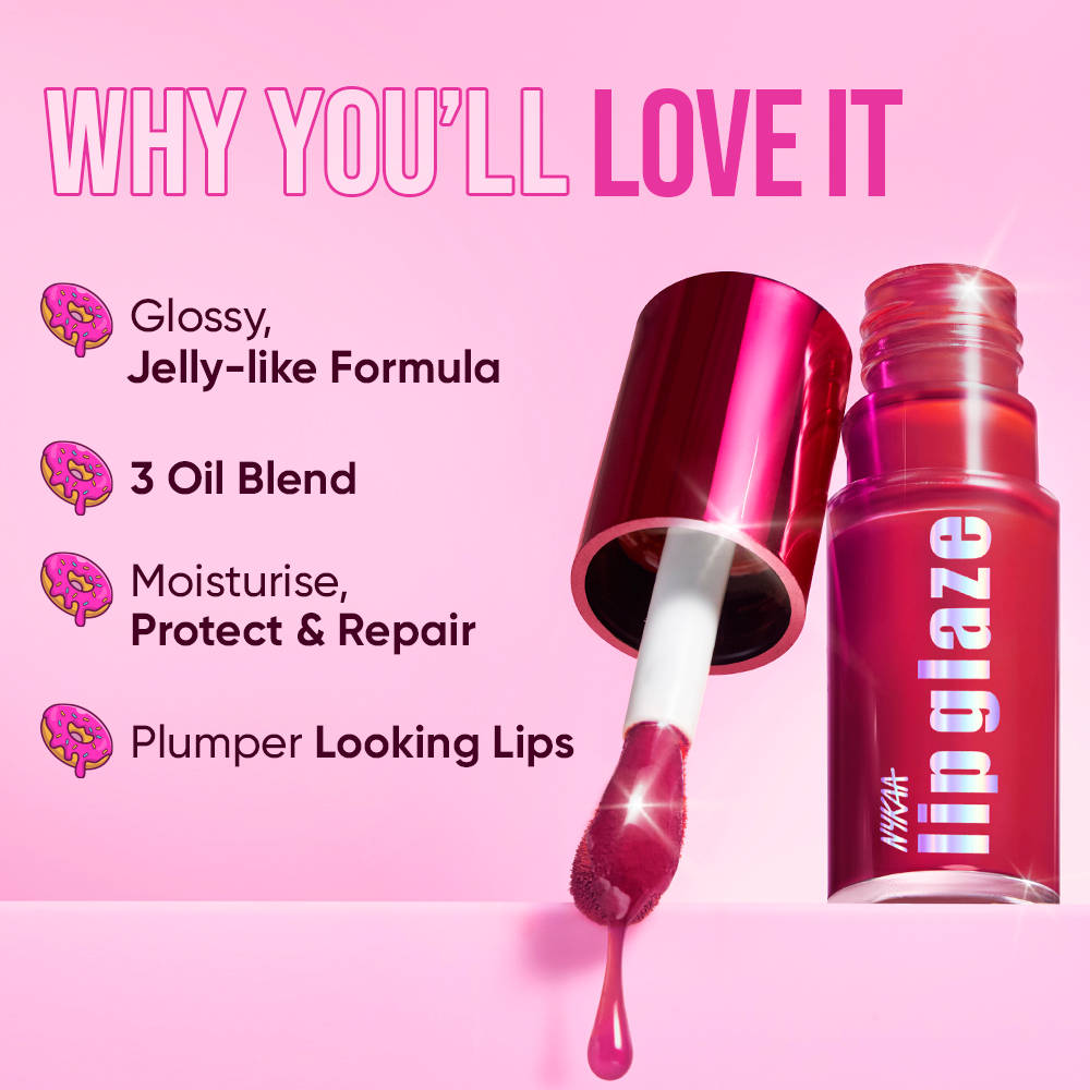 Nykaa Cosmetics Best of Lips Combo : Matte to Last Liquid Lipstick & Lip Glaze Gloss