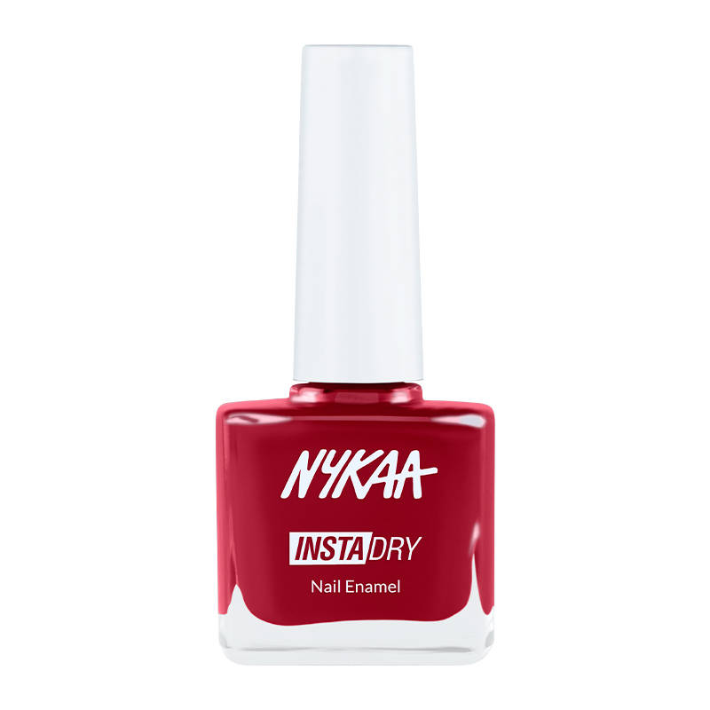 Nykaa Cosmetics Insta Dry Nail Enamel - Reeling Red+Vermillion Views+Raspberry Regram+Pink Profile Combo