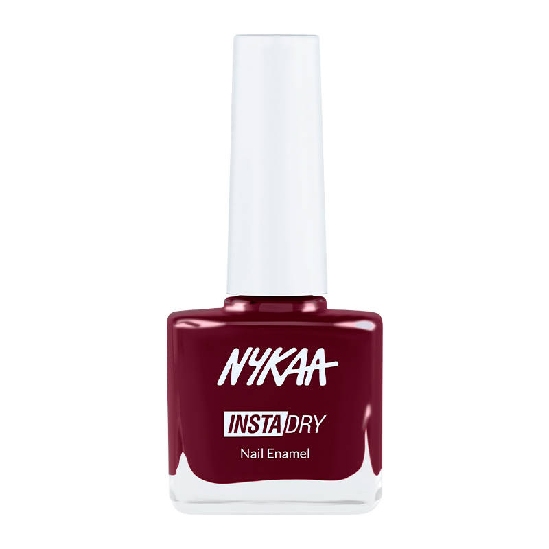 Nykaa Cosmetics Insta Dry Nail Enamel - Reeling Red+Vermillion Views+Raspberry Regram+Pink Profile Combo
